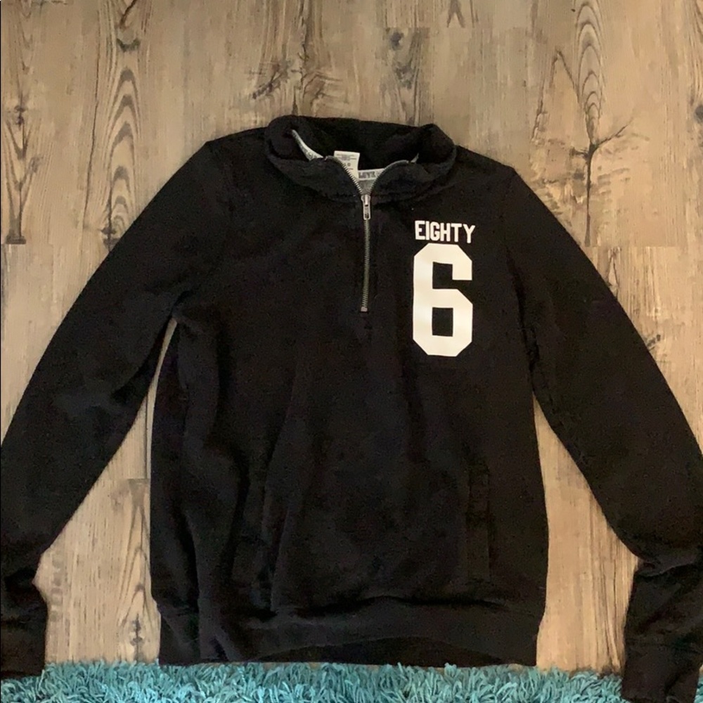 Pink Victoria secret Quarter zip sweatshirt